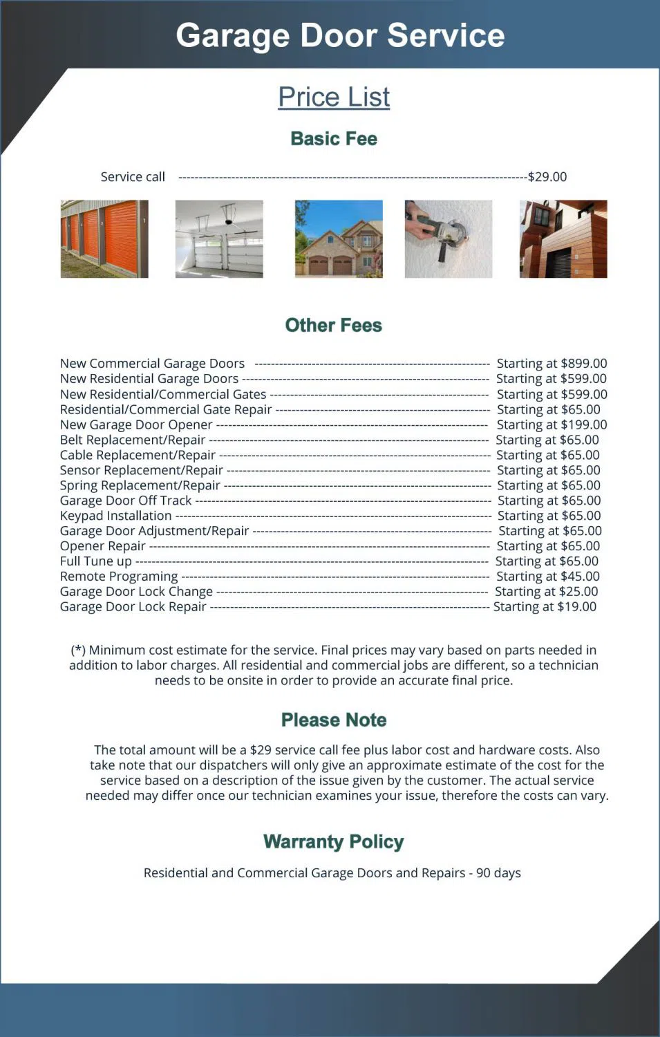 Golden Garage Door Service San Jose, CA 408-740-4334